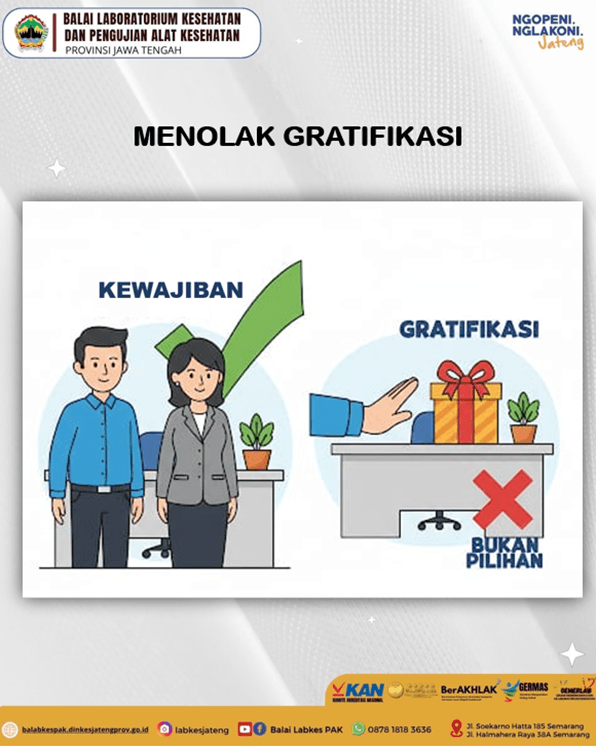 Menolak Gratifikasi Adalah Kewajiban Bukan Pilihan