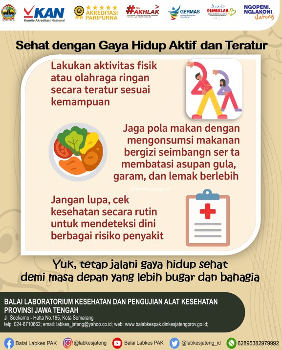 Yuk, Jalani Gaya Hidup Sehat