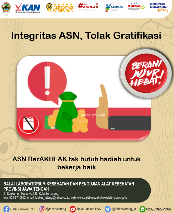 Tetap Jaga Budaya Kerja Yang Bersih, Jujur, Dan Bertanggung awab