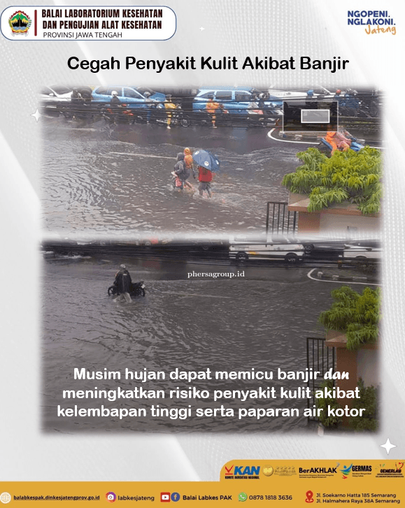 Waspada Penyakit Kulit di Musim Hujan