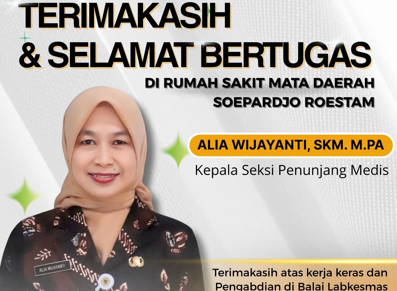 Estafet Kepemimpinan: Kasubbag TU Balai Labkesmas dan PAK Prov. Jateng Alia Wijayanti, SKM.M.PA Emban Amanah Baru di RSUD Dr. RM Soepardjo Roestam